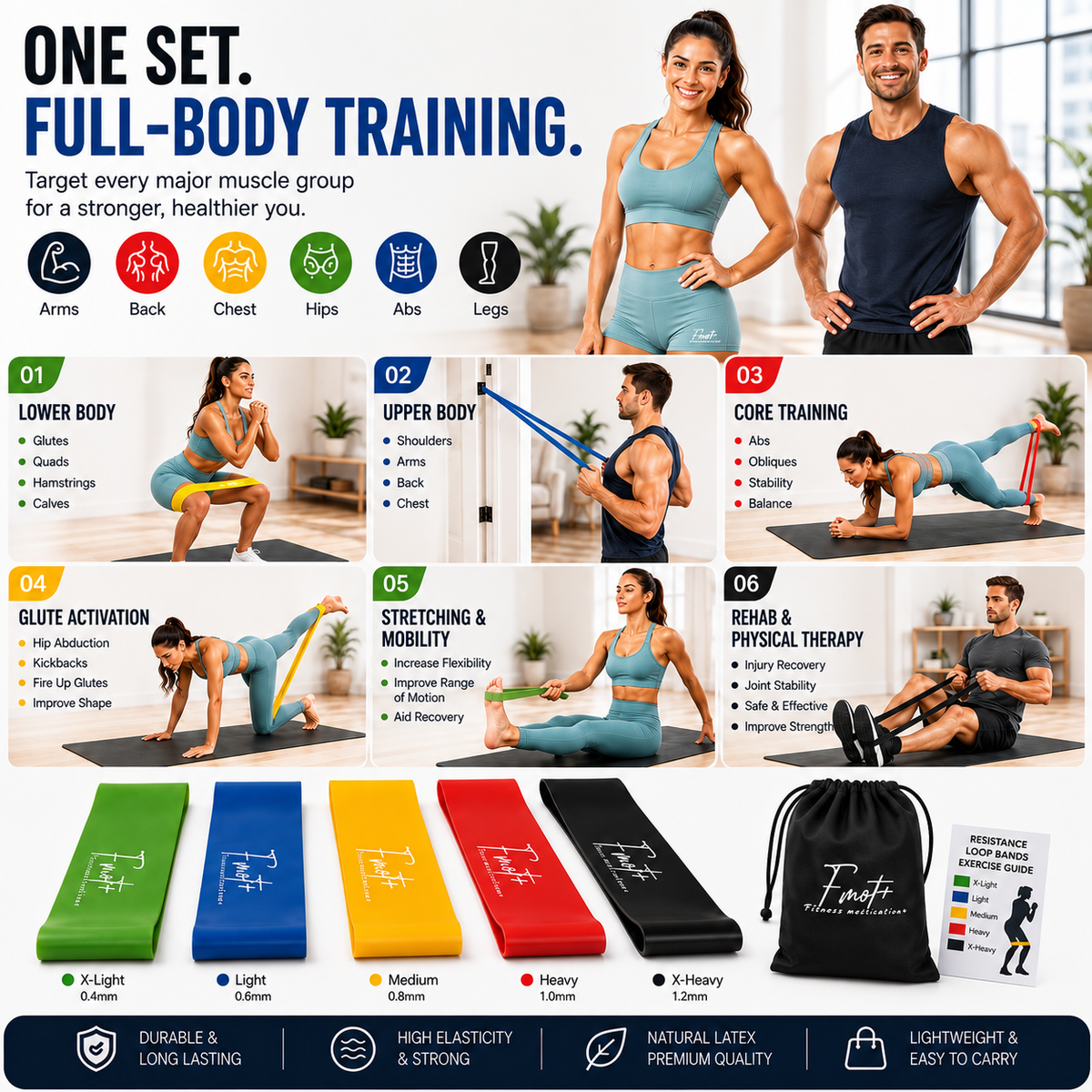Resistance loop band set — product image 3