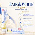 Fair & White Original Brightening Cream – 50 ml — benefits