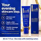 Fair & White Exclusive gel cream evening application directions.