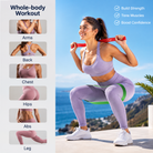 Resistance band exercises and body targets